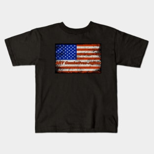 American Flag AKT Combatives Jujitsu Kids T-Shirt